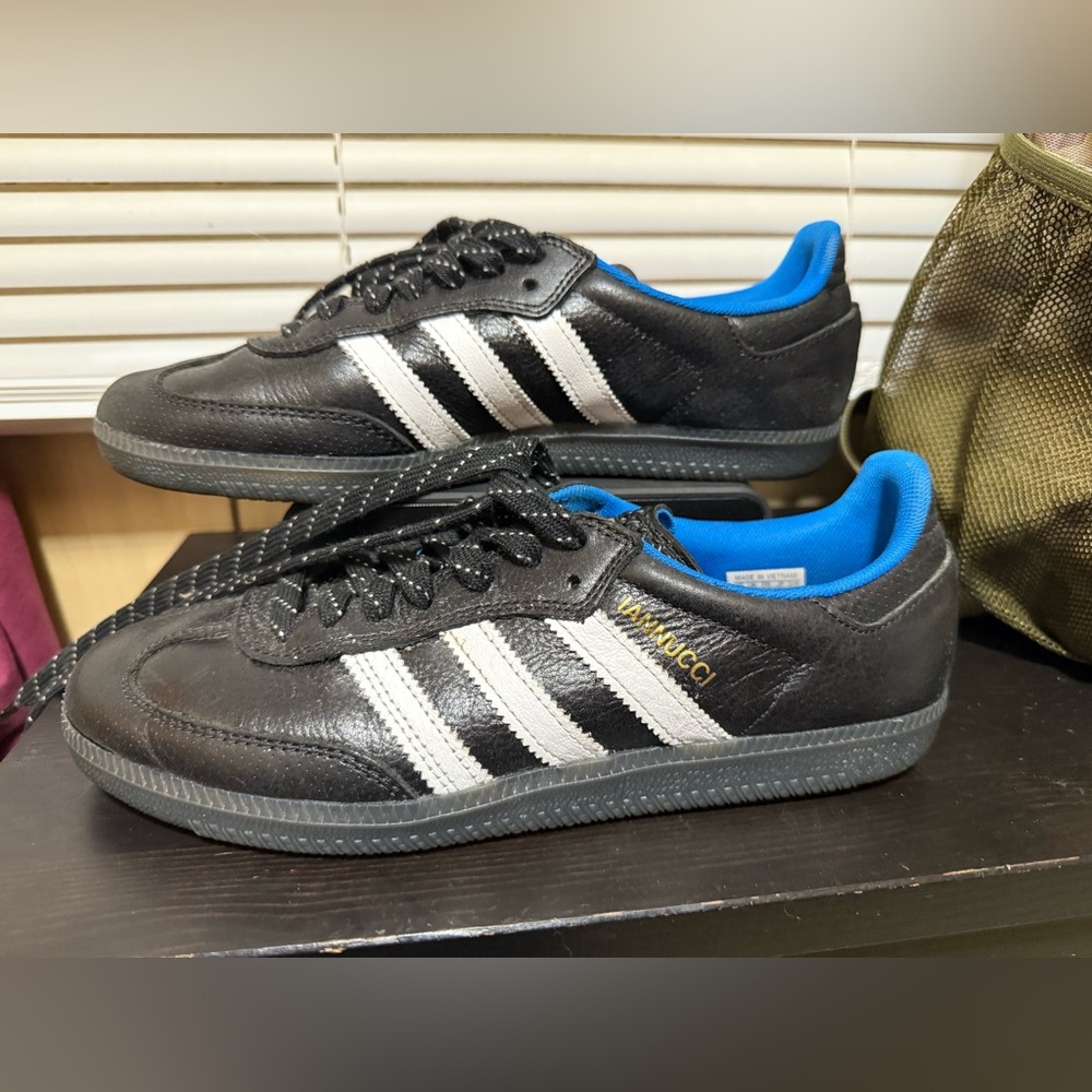 Gino Iannucci adidas Samba ADV RYR Black and 
blue Bird. 
 limited release item!